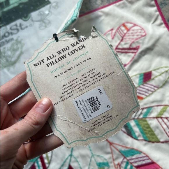 NEW Pottery Barn Kids Junk Gypsy Lot of 2 Pillow Cases Shams Boho Teenager Room - Picture 6 of 7